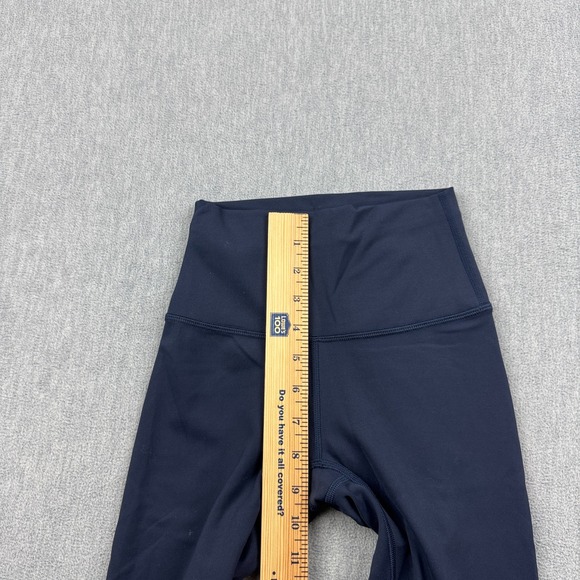 Lululemon Leggings Women 2 Blue Wunder Train High-Rise Tight 26" Yoga Gym Pants - Picture 6 of 12